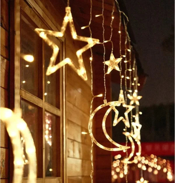 Magične led lampice mesec i zvezdice