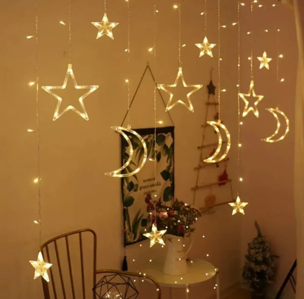 Magične led lampice mesec i zvezdice