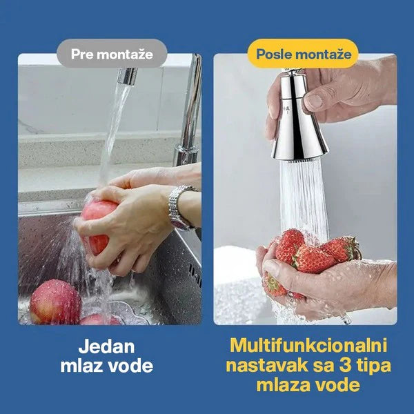 Nastavak za slavinu sa 3 režima mlaza