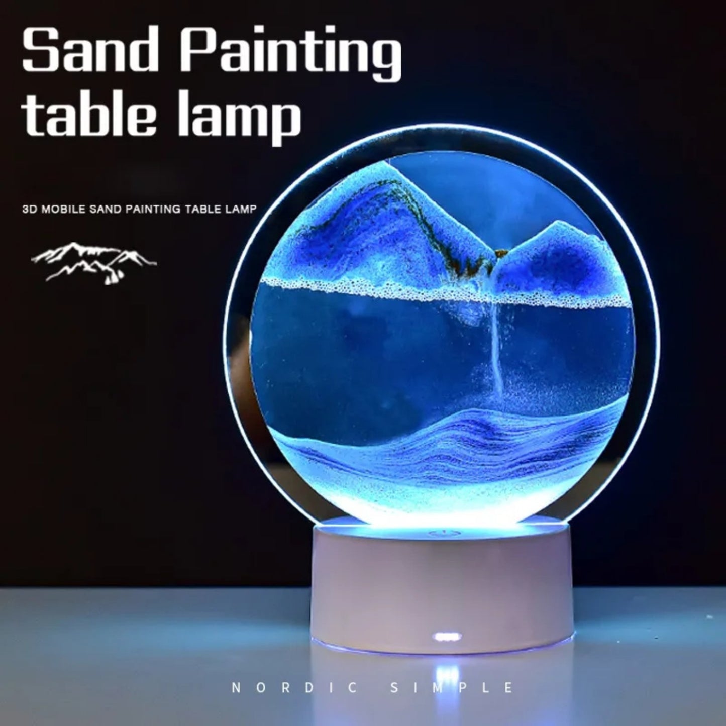 Peščana LED lampa