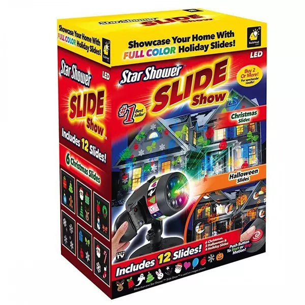 Novogodišnji projektor sa 12 motiva