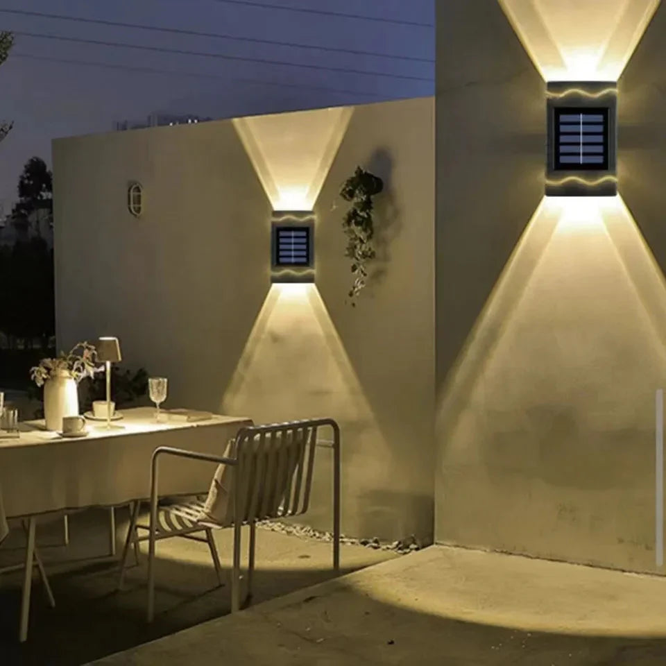 Dekorativne Solarne Zidne Lampe 4 Komada