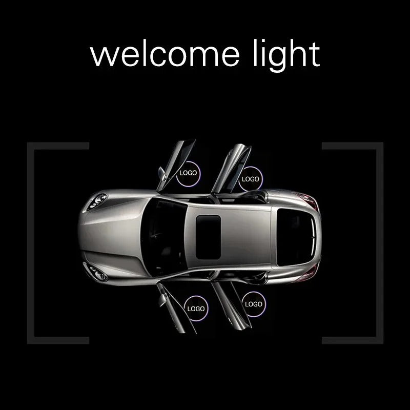 LED logo projektori za automobile 1+1 GRATIS