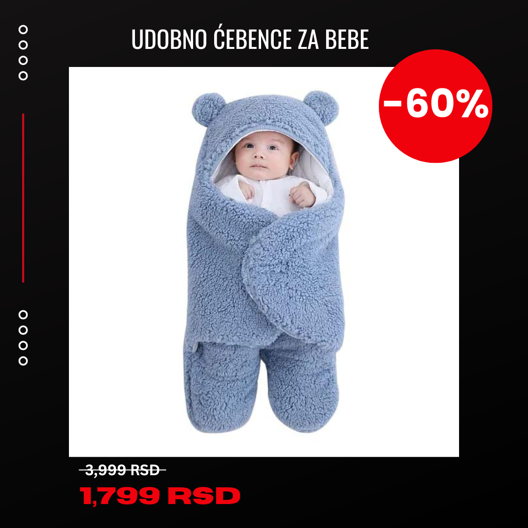 Udobno ćebence za bebe
