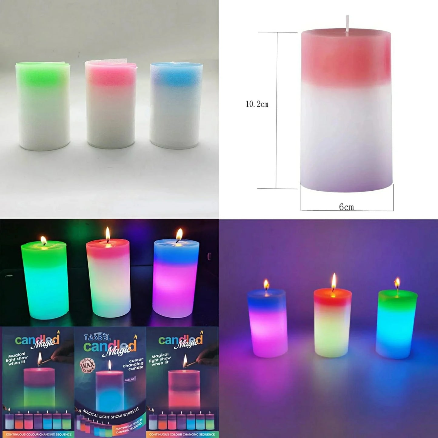 Magicna sveća koja menja boje 1+1