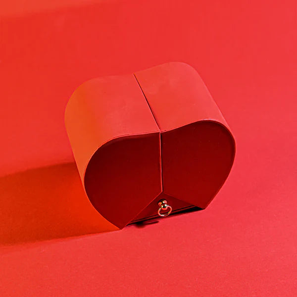 Luksuzna poklon kutija sa večnom ružom i ogrlicom