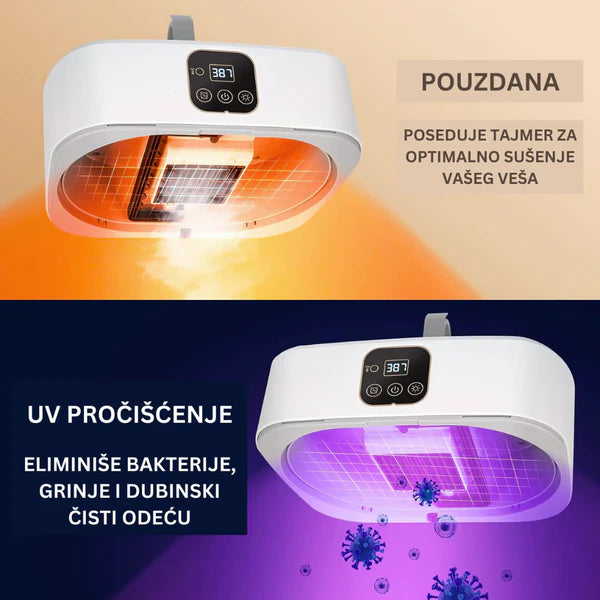 Automatska mašina za sušenje odeće i peglanje odece