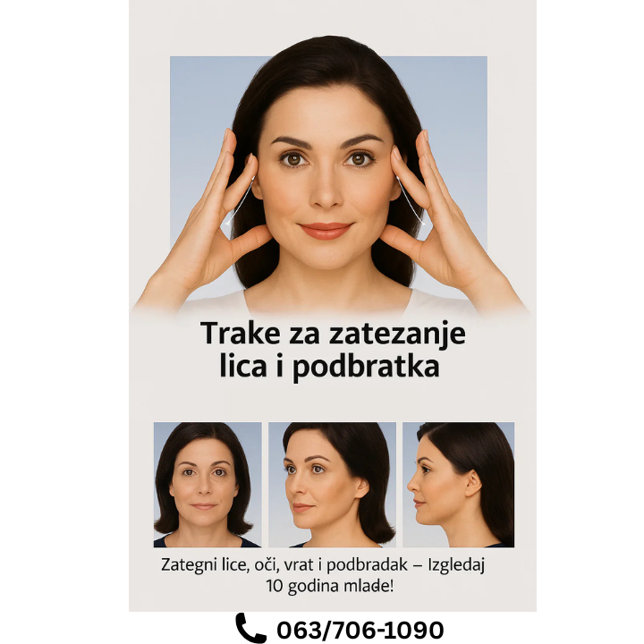 FACELIFT Trake za Zatezanje Lica i Podbratka