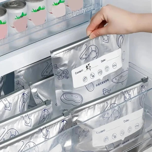 Višekratne aluminijumske kesice za čuvanje hrane – 10 komada