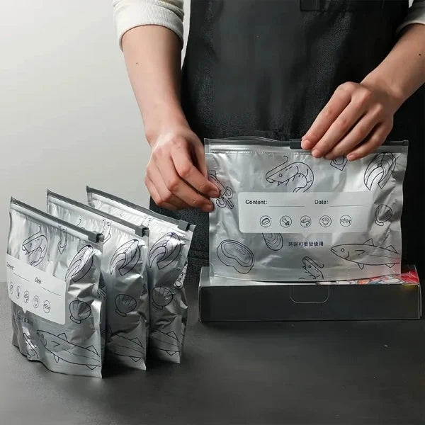 Višekratne aluminijumske kesice za čuvanje hrane – 10 komada