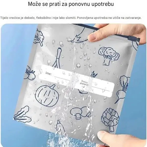 Višekratne aluminijumske kesice za čuvanje hrane – 10 komada
