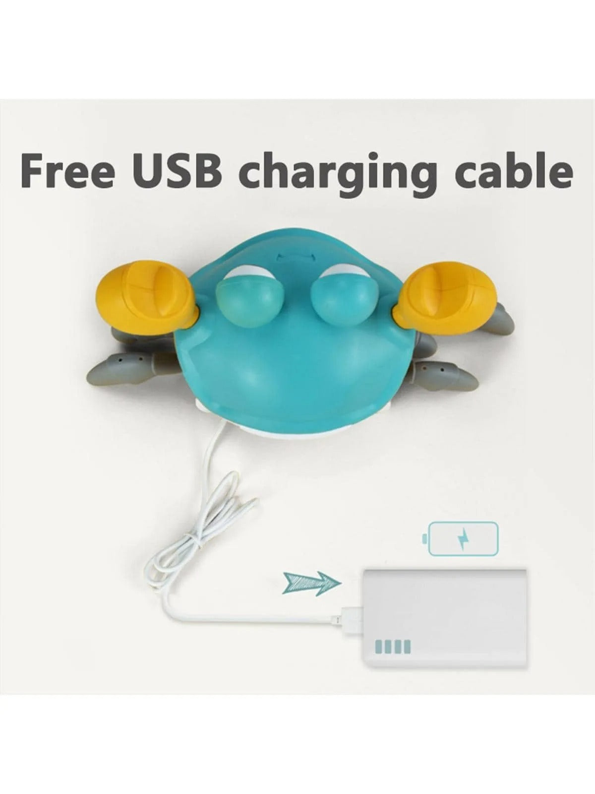 Šetajuća kraba sa muzikom, LED svetlom i senzorom pokreta