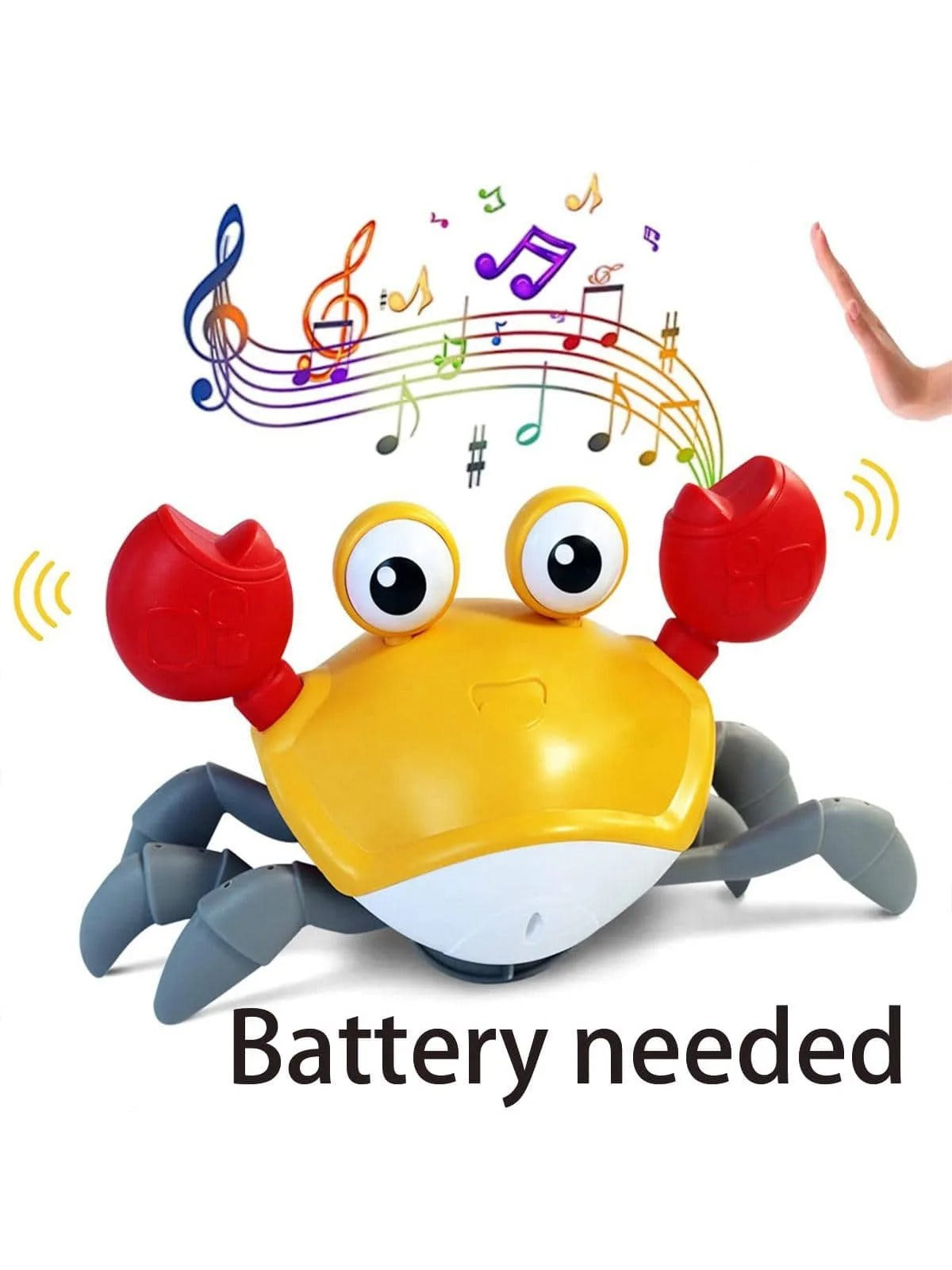 Šetajuća kraba sa muzikom, LED svetlom i senzorom pokreta