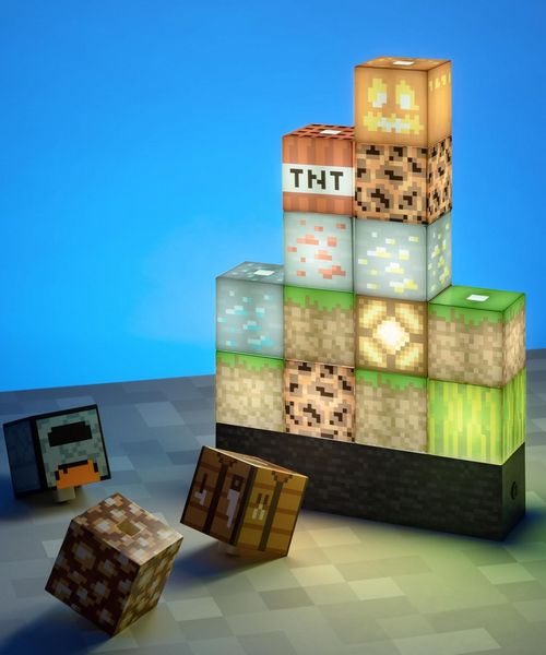 Minecraft USB LED lampa