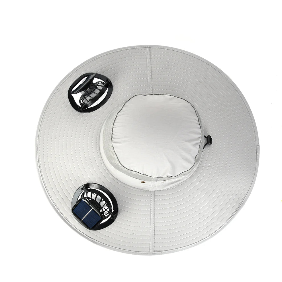 Šešir sa Ventilatorom na Solarno Napajanje