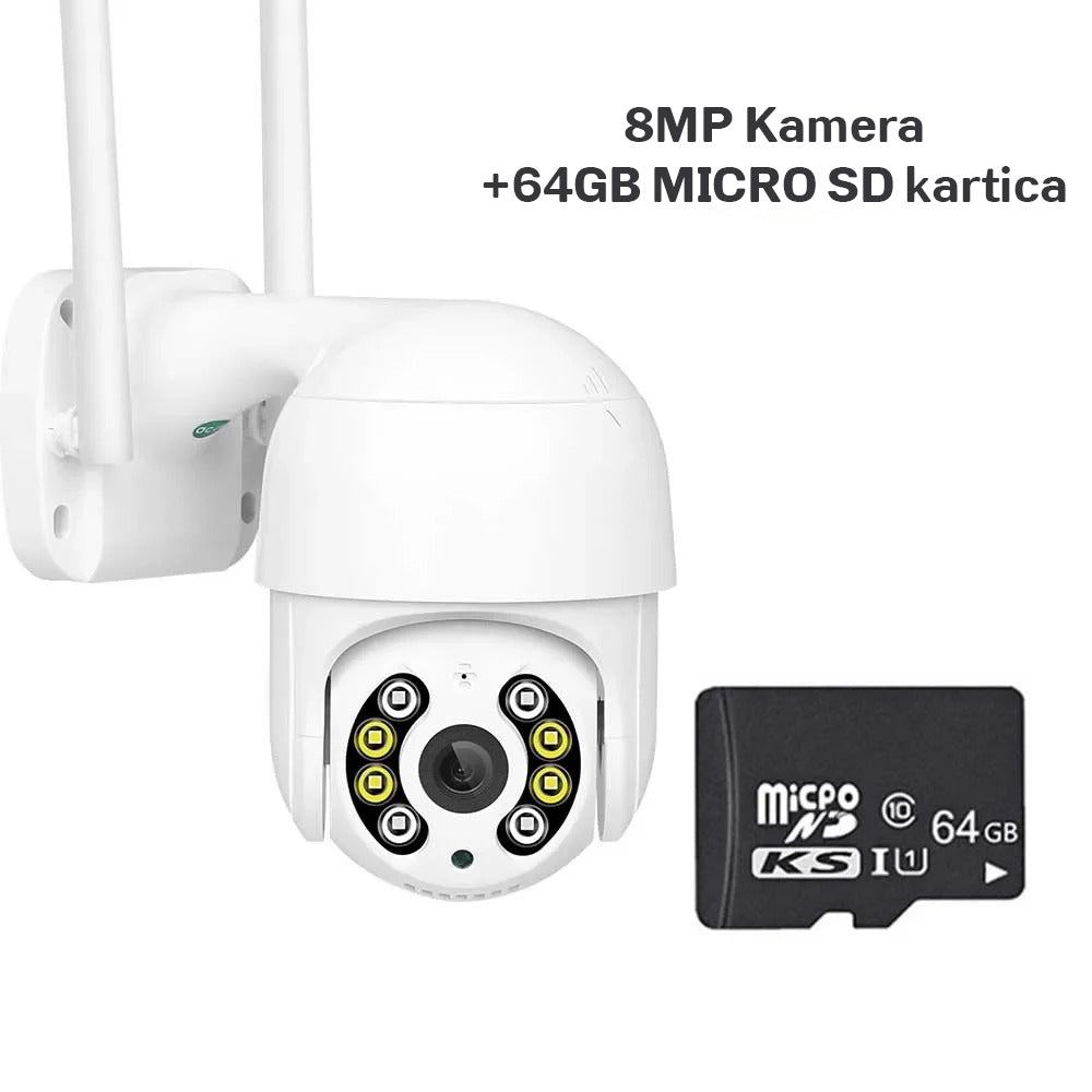 WiFi rotirajuća kamera + 64gb micro sd GRATIS